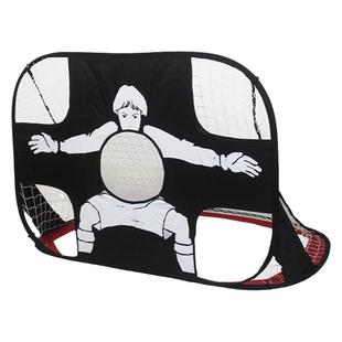 室外训练球门多功能儿童足球网便携式可折叠沙滩射门人型足球网框