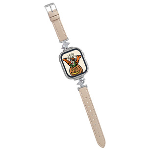 适用红米watch6/5/4手表带链皮质双子星redmi3/2/1智能青春版女生小米手环8/9pro手腕带夏天创意新款时尚表壳