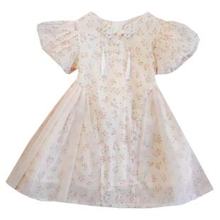 女童连衣裙2025新款洋气宝宝夏季公主裙礼服夏装儿童网红纱裙子