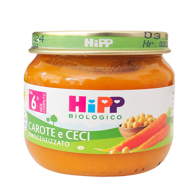 意大利喜宝HIPP胡萝卜鹰嘴豆泥