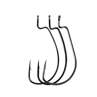 路亚加强宽腹曲柄钩自由德州钓组配件卡罗打黑雷强9003CDCP粗细条