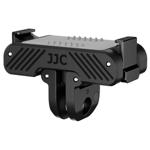 JJC 适用大疆Action 6双向磁吸快拆底座dji action6转接件运动相机灵眸支架兔笼拓展配件