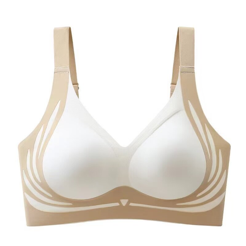 夏季内衣女小胸聚拢收副乳防下垂上托运动薄款美背无痕透气文胸