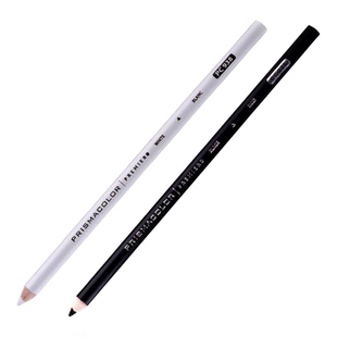 美国三福Prismacolor霹雳马彩铅油性黑色 白色PC938 彩色铅笔单支