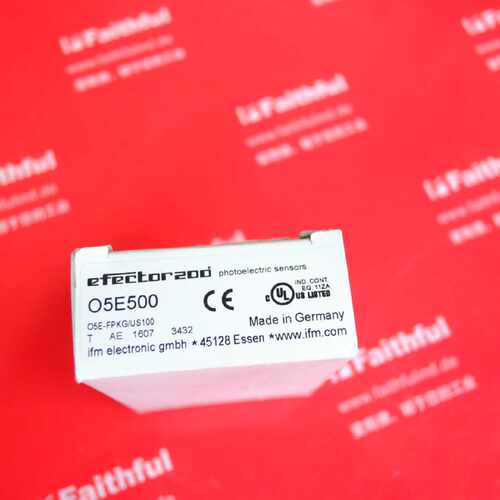 议价IFM O5E500 易福门全新光电传感器 O5E-FPKG/US100