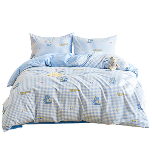 定制纯棉儿童被套单件120x150cm婴幼儿园三件套单人床男女孩被罩
