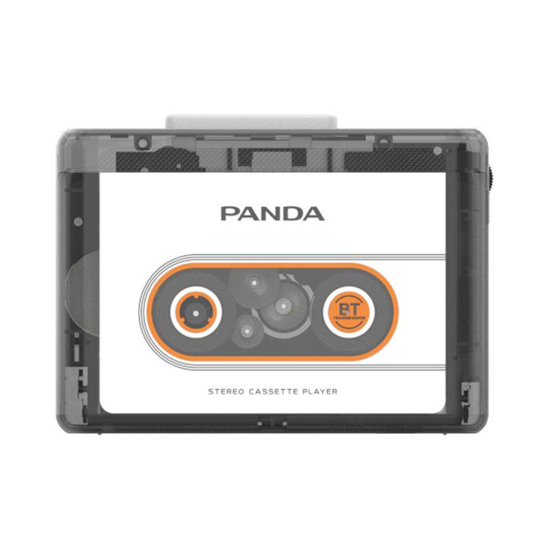 熊猫6508新品立体声磁带机透明款