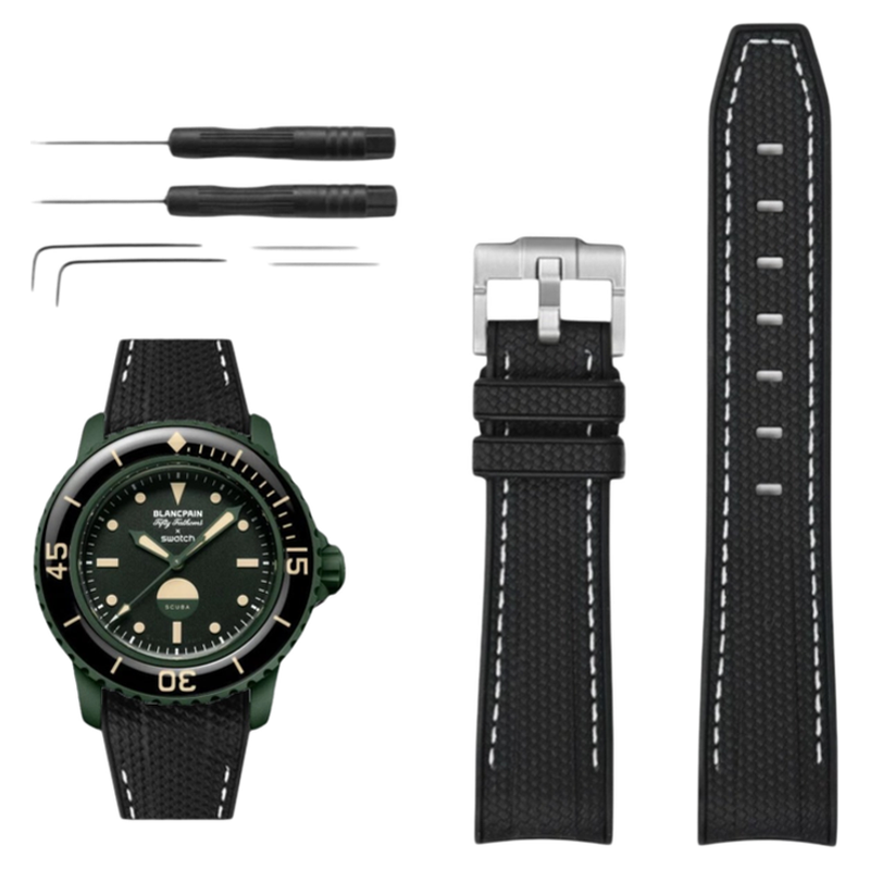 新款碧波洋宝珀swatch联名表带