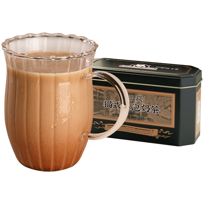 張三瘋經(jīng)典速溶奶茶10條袋泡奶茶沖飲固體飲料代餐辦公室下午茶