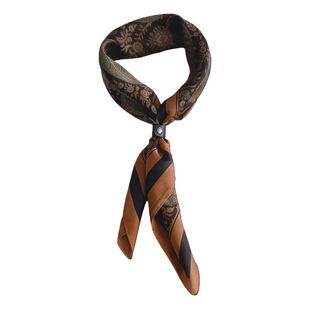 韩版男士丝巾简约高级感绅士方巾衬衫领口巾脖子西服领巾薄款围巾