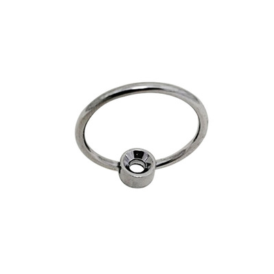 不锈钢色实芯弹簧钢抽屉活动拉手