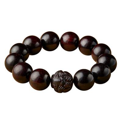 小叶紫檀手串男士文玩檀木质手链