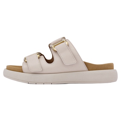 平跟魔术贴厚底精致拖鞋