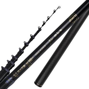 水上貂战前打八代轻量超硬高碳定位免剪线前打竿谷麦竿富士导环座