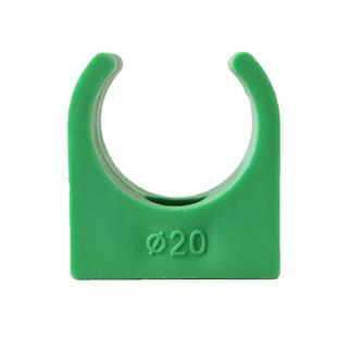 PPR水管卡扣4分座卡黄色蓝色25u型燃气卡扣20ppr管卡32pvc线卡子