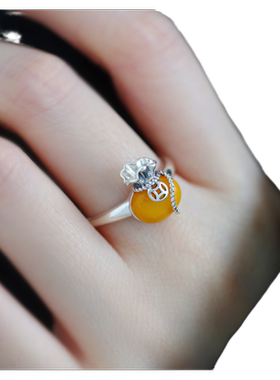 戒指女S925银新中式民族风