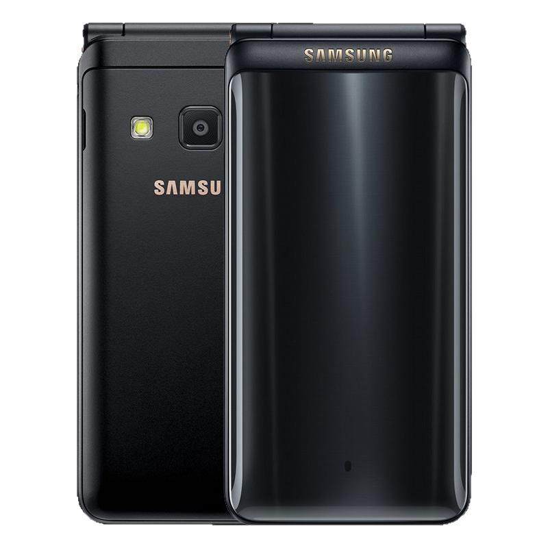 三星Galaxy Folder2 SM-G1650移动4G 翻盖按键智能手机G1600双卡老人手机