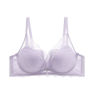 E-BRA蕾丝玫瑰杯文胸K200280配套女士小胸聚拢无钢圈内衣KB00281