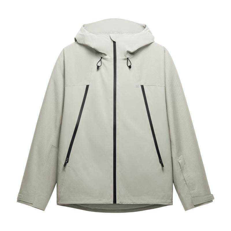 蕉内防风防水羽绒三合一冲锋衣