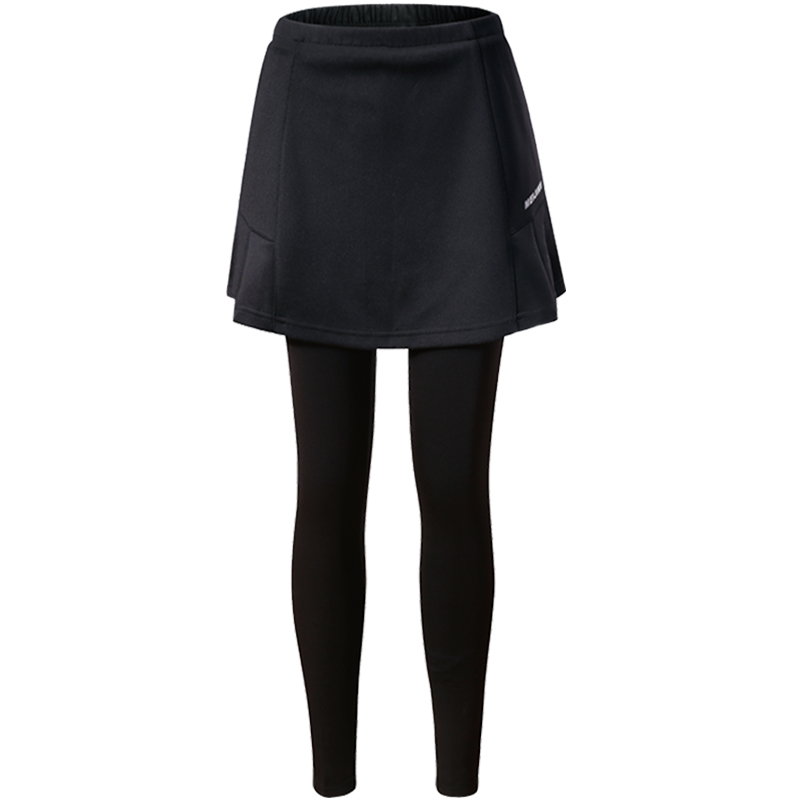 羽毛球服女九分裙裤裙修身显瘦网球裙子速干透气假两件运动百褶裙