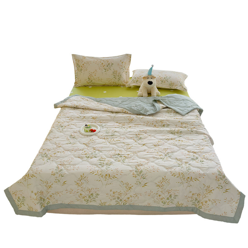 碎花空调被夏凉被夏季薄夏被可机洗宿舍单双人非纯棉全棉被子2026