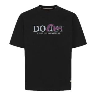 EVISU福神 男士口号印花短袖T恤2ESHTM5TS1118RXCT