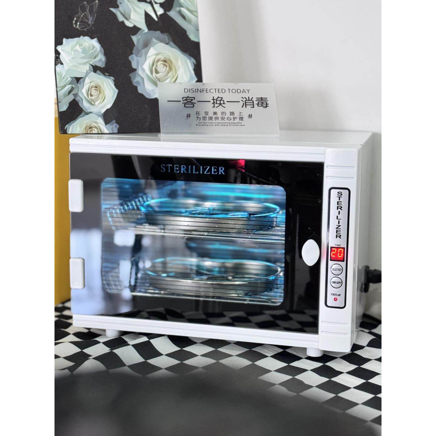 修脚紫外线消毒柜柜迷你紫双眼皮衣物机商用美发剪刀家用商家发廊