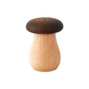 木质可爱蘑菇牙签盒 家用餐桌文艺牙签罐 咖啡店餐饮店实木牙签筒