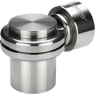 VIBORG域堡 重型实木门吸强磁门吸304不锈钢门吸门碰地大磁圈门阻