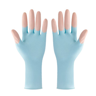 儿童洗碗手套防水加厚乳胶食品级耐用男童女童家务专用加绒耐磨型