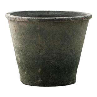 大高筒陶土红陶青山花盆瓦盆龟背竹发财树陶盆复古透气老式大盆栽