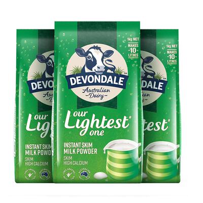 1kg澳洲脱脂奶粉DEVONDALE儿童