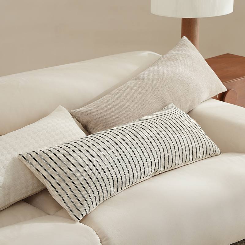 肌理感|抱枕沙发靠枕枕长条高端奢腿睡觉客厅枕床边轻窗夹飘靠背