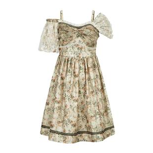 华服系列-白金往事LULUALWAYS【商场同款】公主连衣裙