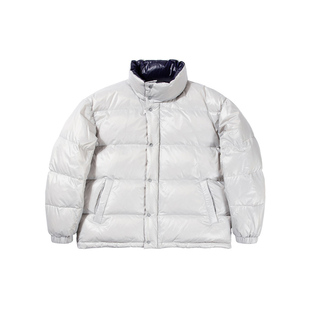 CountryMoment【男女同款】亮面宽松立领羽绒服蓬松面包服外套冬