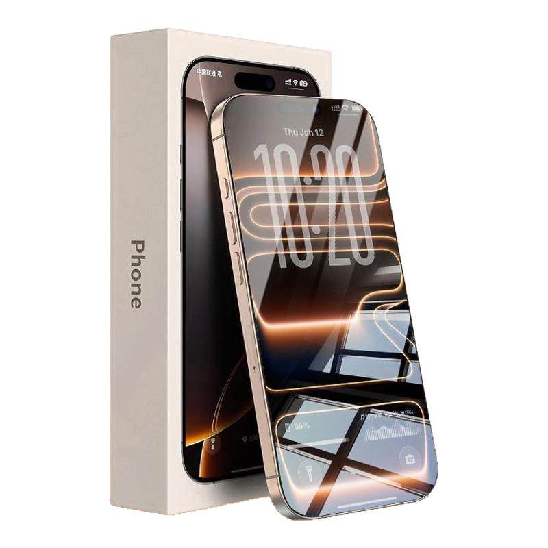 【AR康宁无纹膜】贝尊适用iPhone17pro钢化膜苹果16ProMax手机膜15防指纹贴膜14全屏13高清12防摔新
