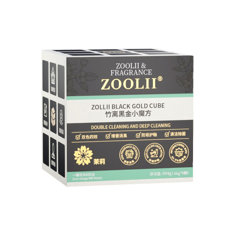 ZOOLII竹离黑金小魔方香氛马桶清洁剂/洁厕剂