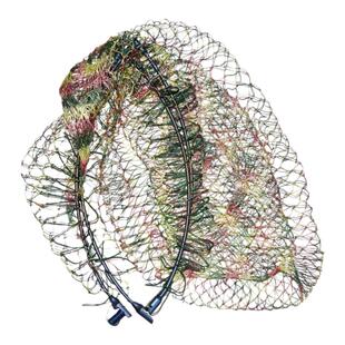 TC4钛合金 抄网头实心网框折叠垂钓海钓 手工编织 抄网 炫彩花纹