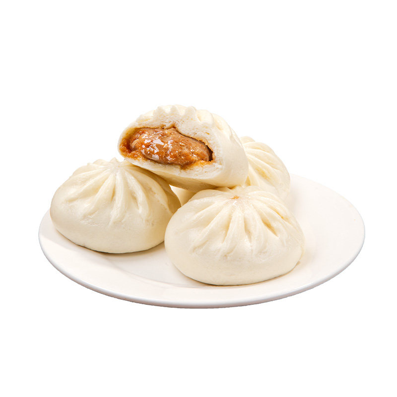 鹿有有苏州酱汁鲜肉包大肉包营养早餐半成品馒头包子早饭速食方便