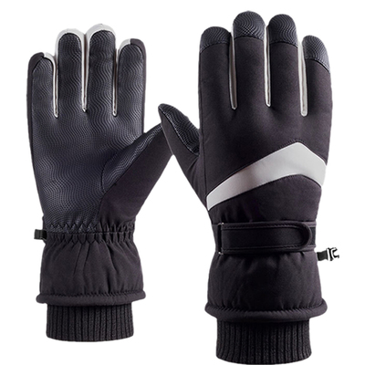 冬季户外保暖滑雪手套加LOGO图案