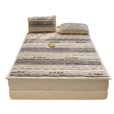 【加厚保暖兔毛绒】软糯床褥床单