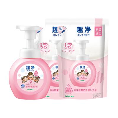 狮王泡沫抑菌爽肤香保湿洗手液