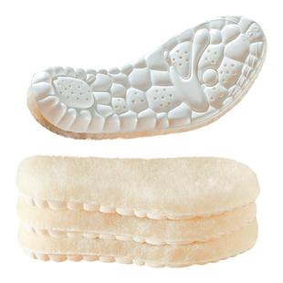 儿童羊毛运动鞋垫男童女童宝宝小孩专用加绒加厚保暖棉可裁剪冬季