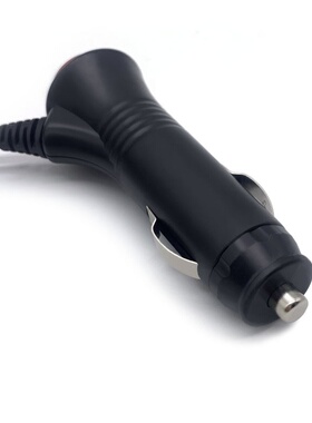 科宝隆dc5521车载小电器车充12V2A黑音叉弯头对点烟器电源开关线