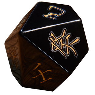 宝石骰子十天干地支八卦十面色子周易六十四卦风水六爻奇门可定制