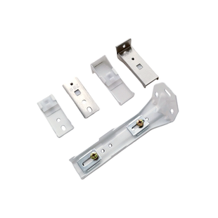 窗帘轨道安装码加长顶装码窗帘杆三轨通用侧装码墙码老式弯轨支架