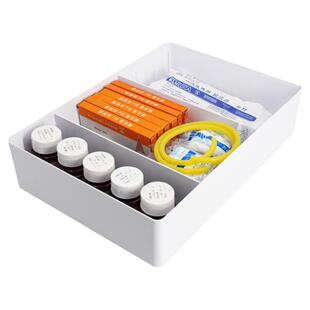 分格收纳盒分隔物品收纳筐药品分类盒针剂粉剂药房篮输液盒摆药盒