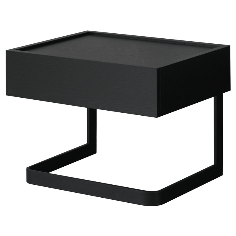 ENF级实木多层板床头柜意式极简