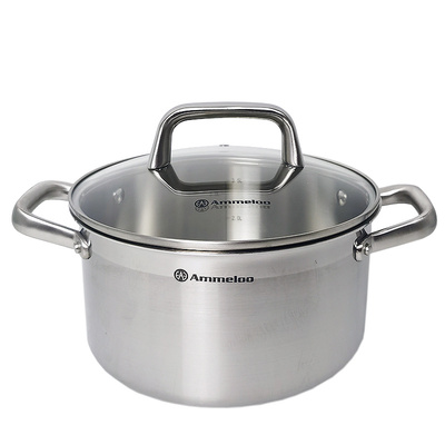 家用圆形厨房汤锅Ammeloo复合