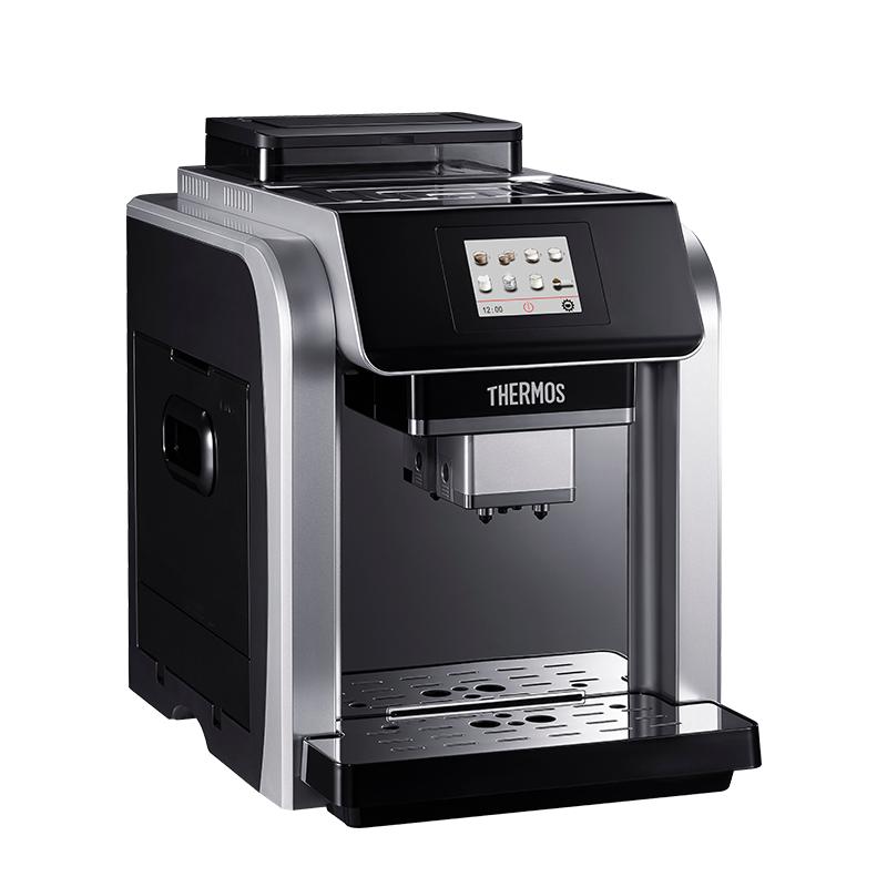 膳魔师全自动美式咖啡机家用小型办公室台式意式奶泡研磨一体